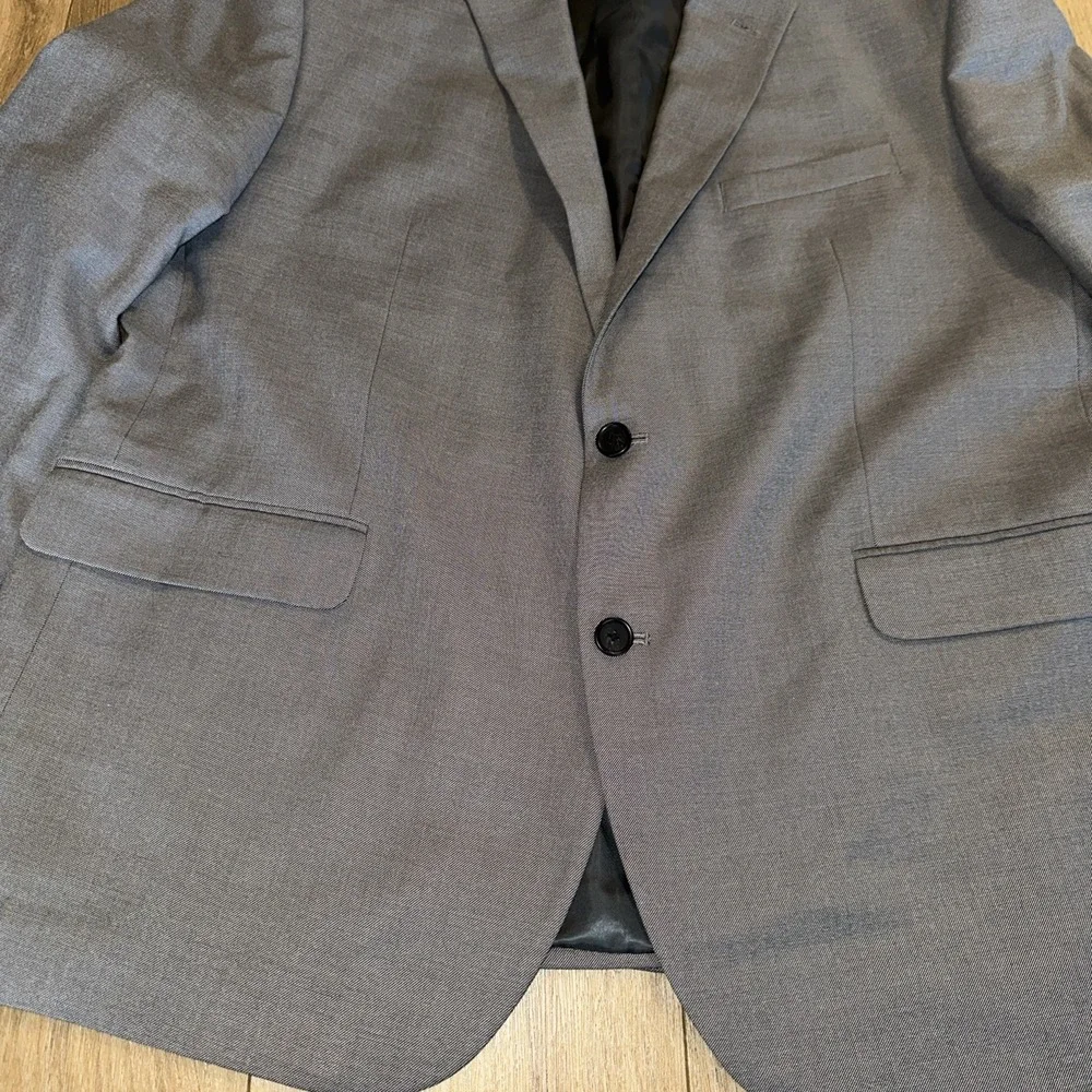 Dockers Men's Gray Sport Coat Jacket 2 Button‎ 48R Preowned